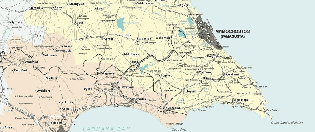 Map de ayia napa lil Chip